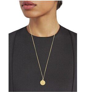 Sterling Forever Sun Disk Pendant Necklace